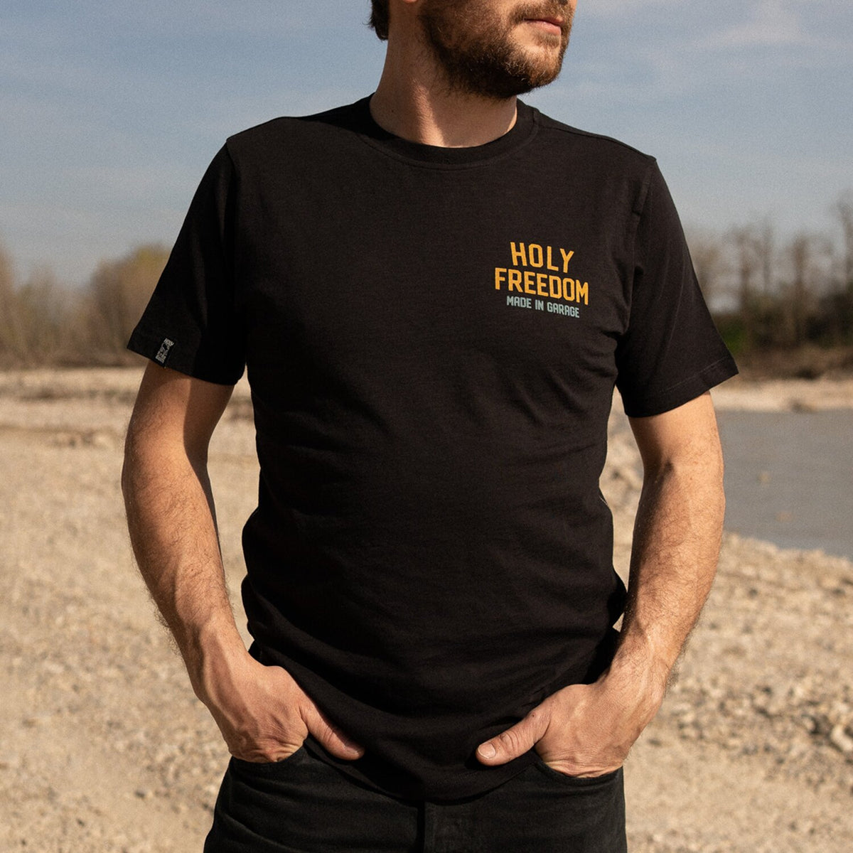 Holy Freedom Tiger t-shirt black