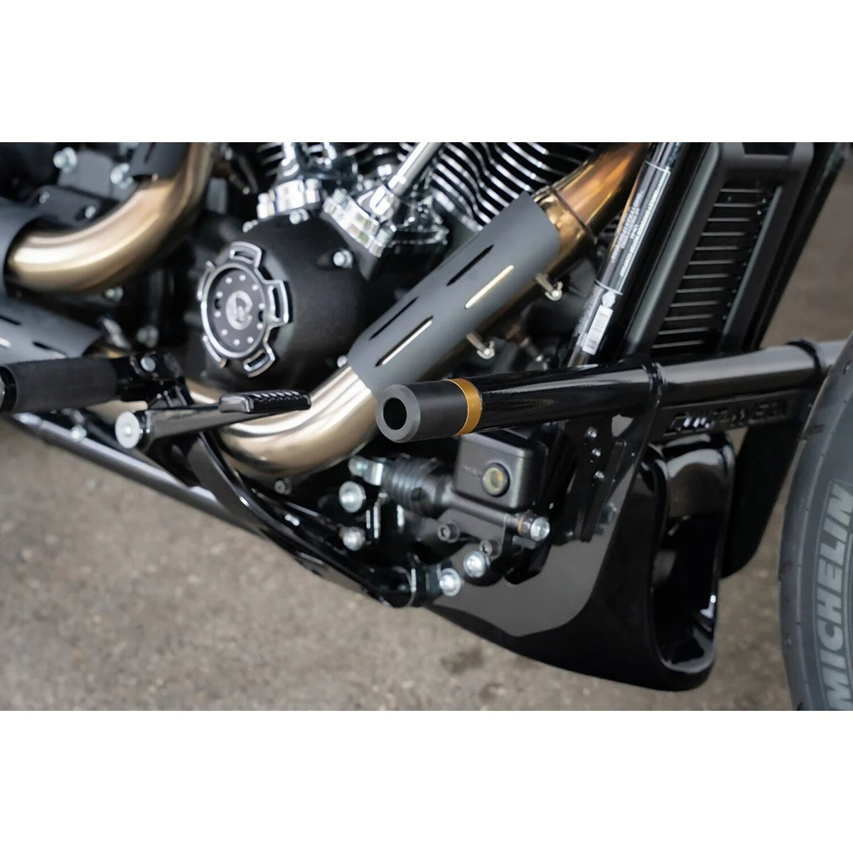 Cult-Werk, 'Clubstyle' crashbar spacers. Gold