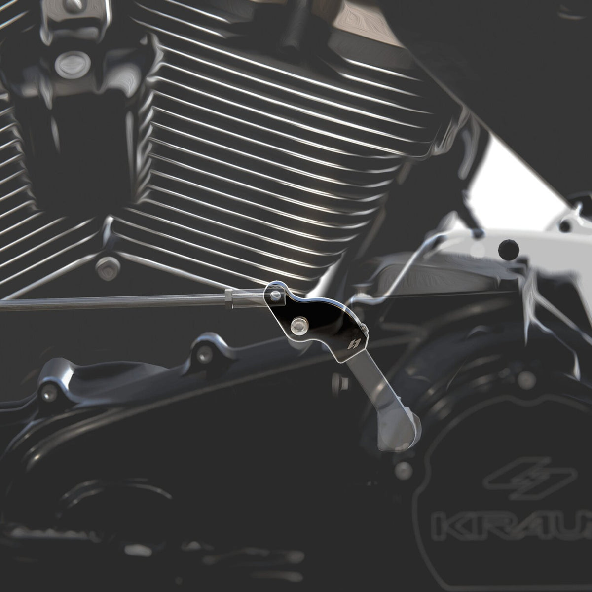 Kraus, M8 EZ-Shift ratio adapter. Black