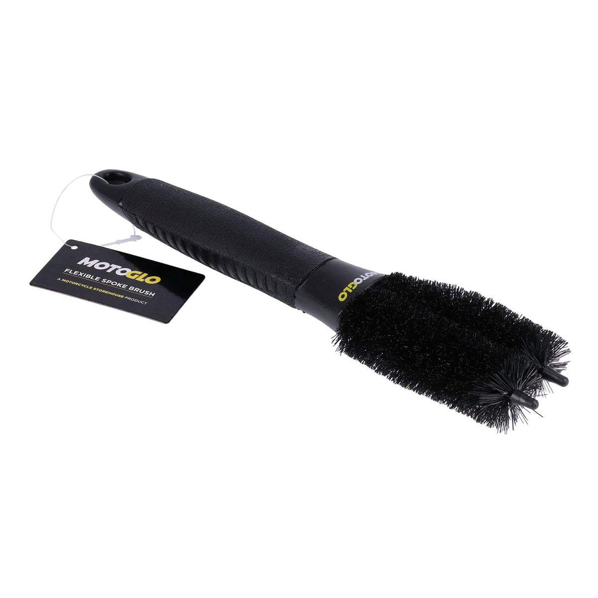 MotoGlo, flexible spoke brush