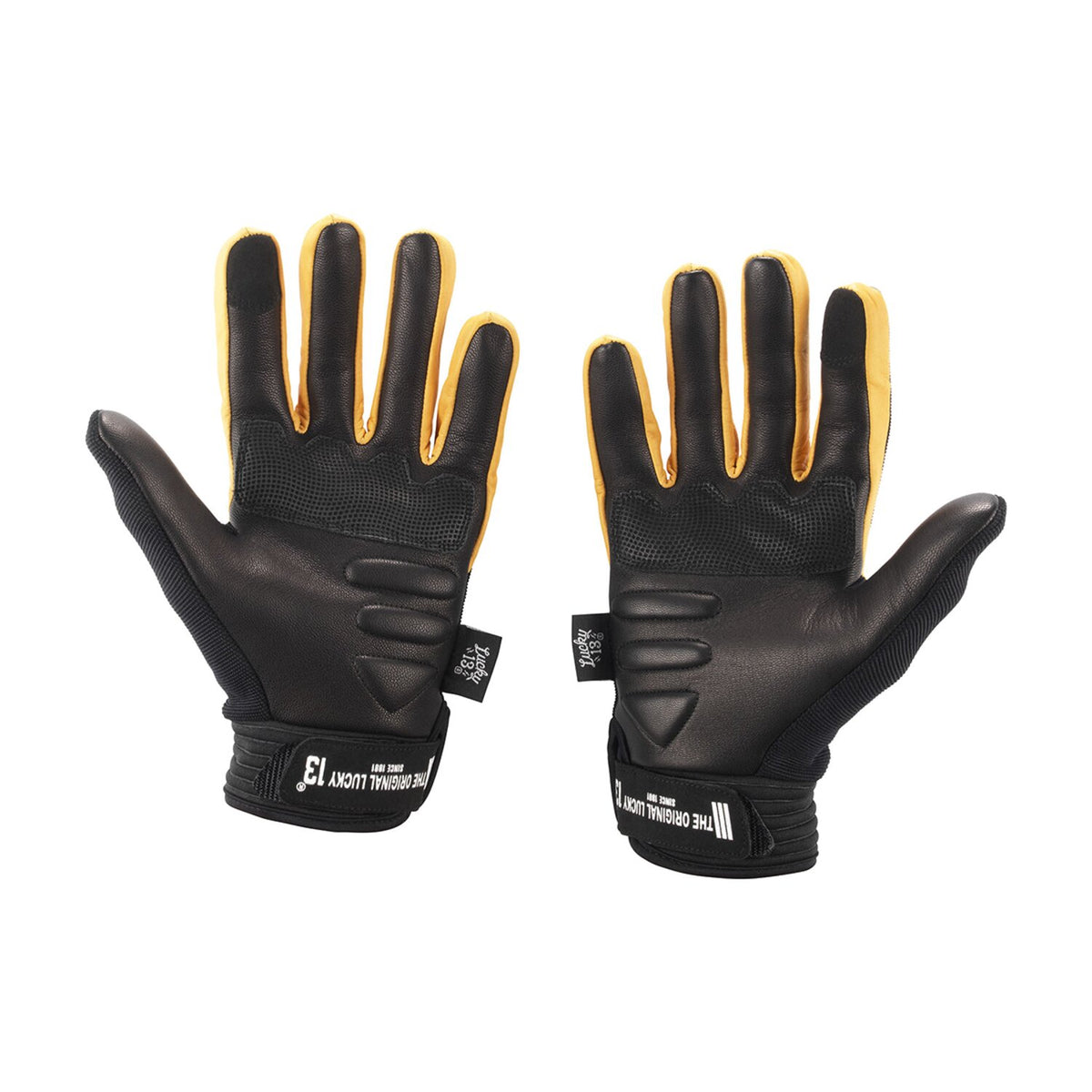 Lucky 13 Shocker gloves black/yellow