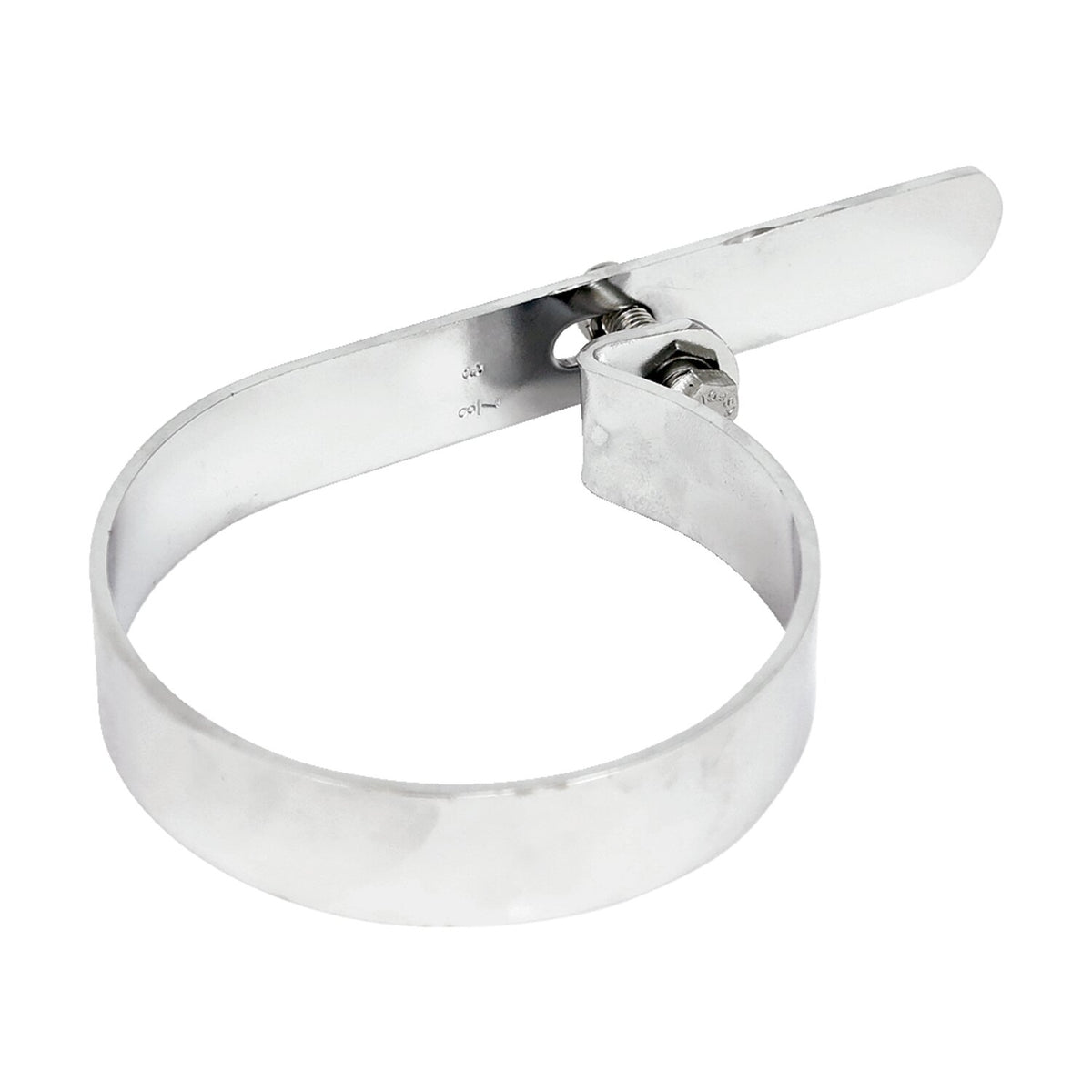 Muffler P-clamp 3-7/8" chrome