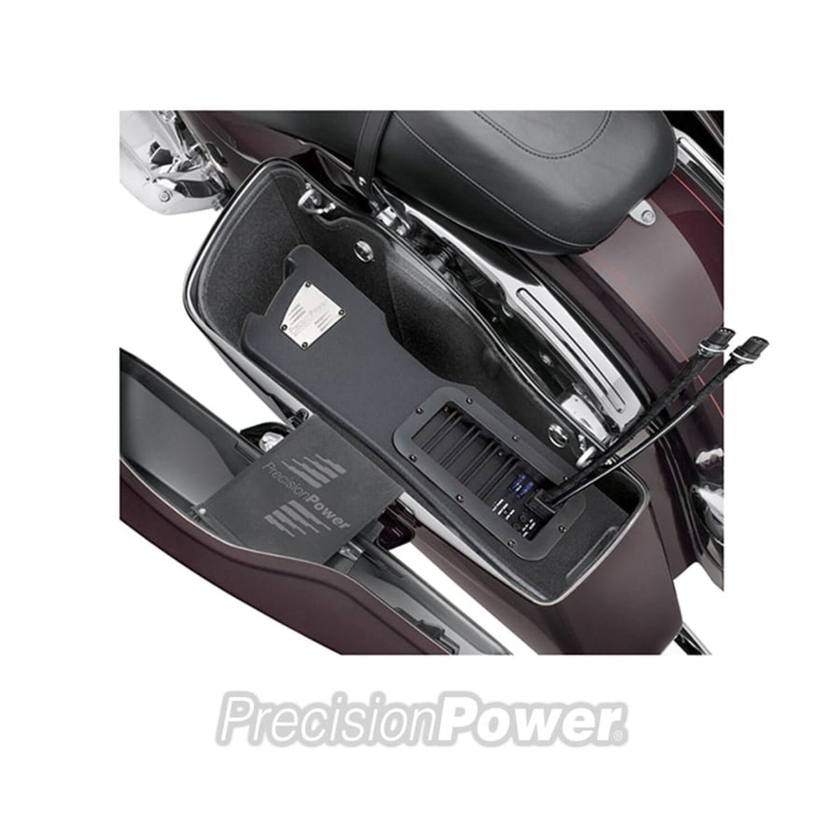 PrecisionPower, SBW saddlebag subwoofer left side