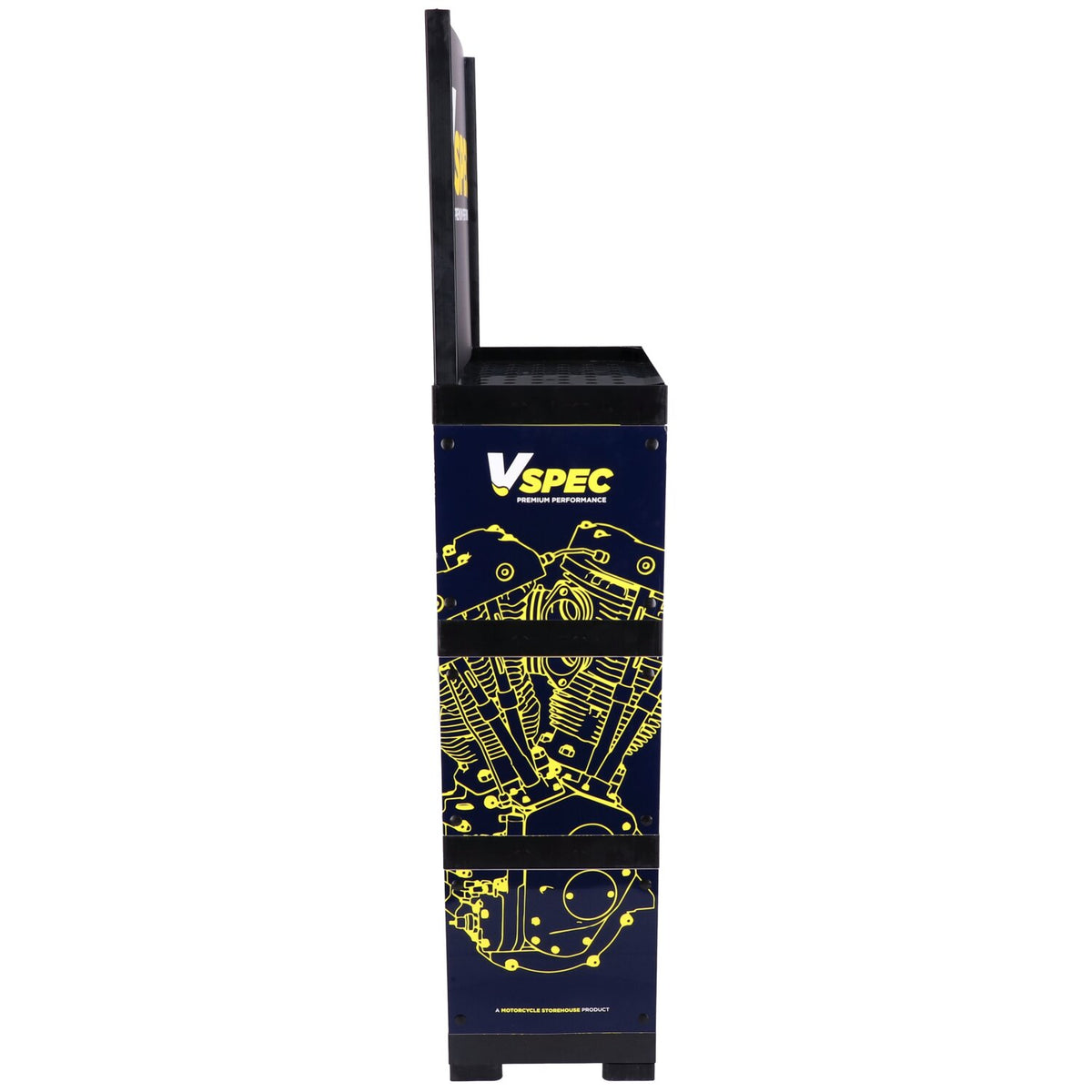 Vspec, oil display stand
