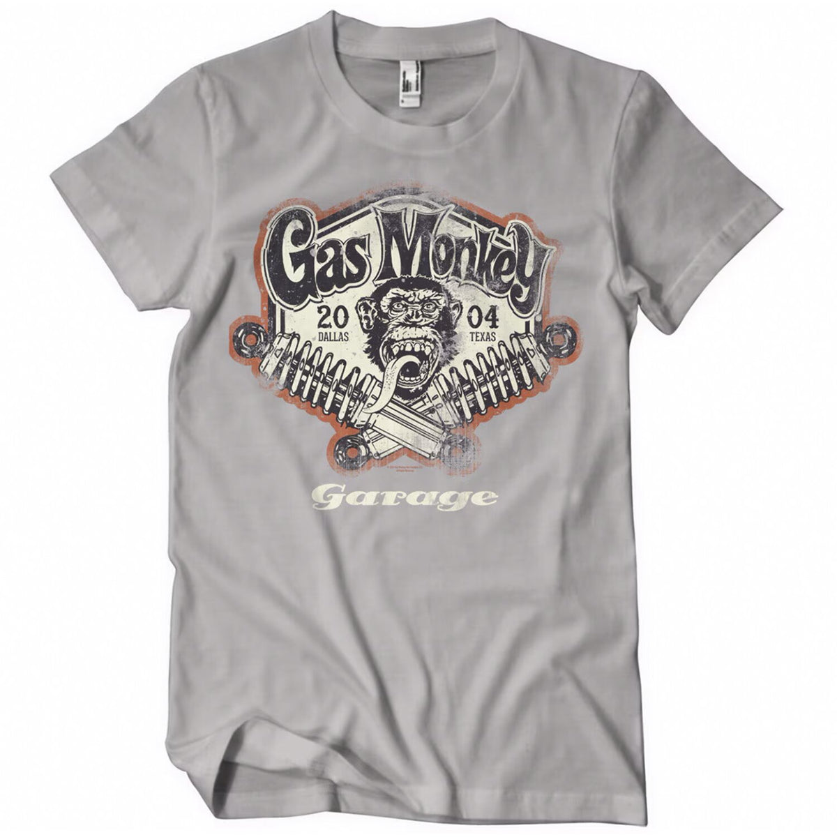 GMG Garage Spring coils t-shirt storm gray