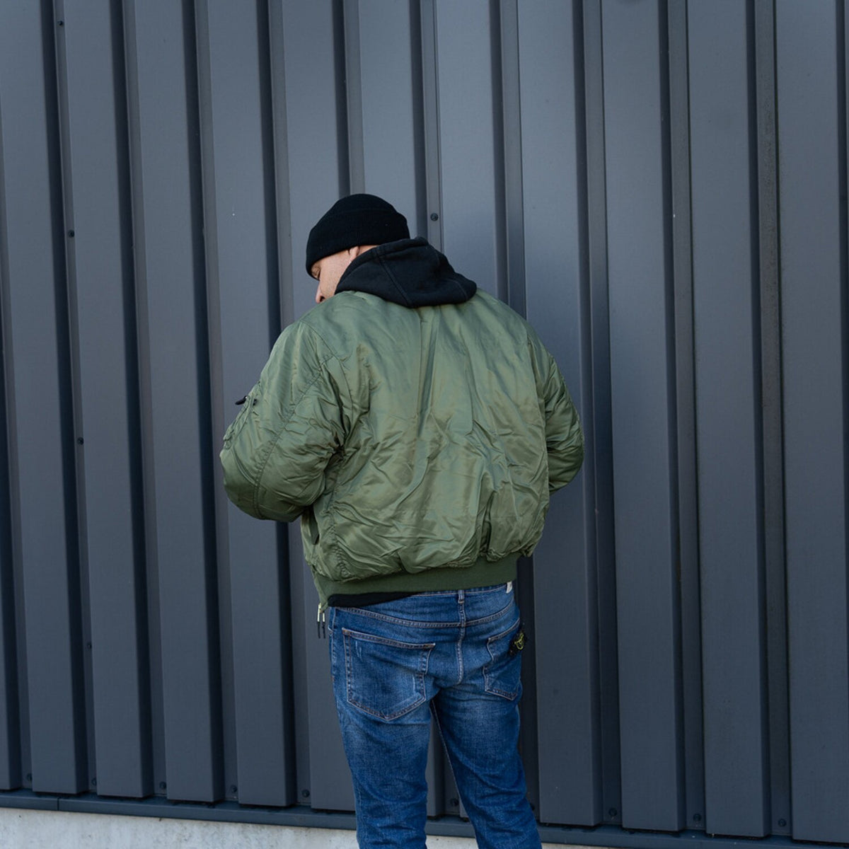 MA-1 Bomber flight jacket green