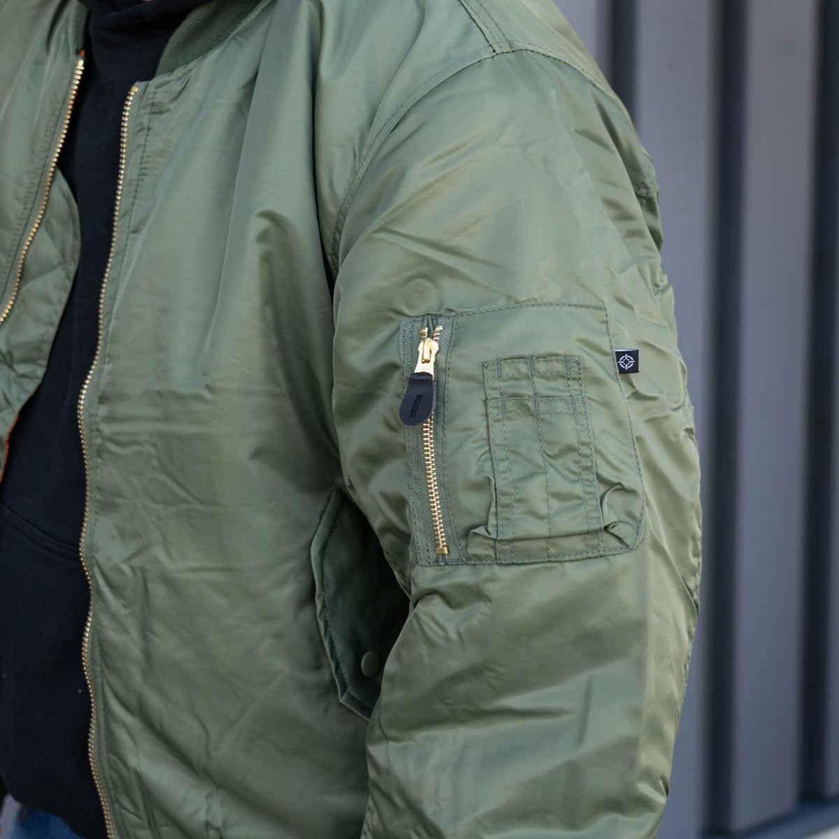 MA-1 Bomber flight jacket green
