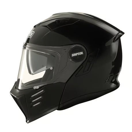 Simpson Darksome Modular Helmet - Gloss Black