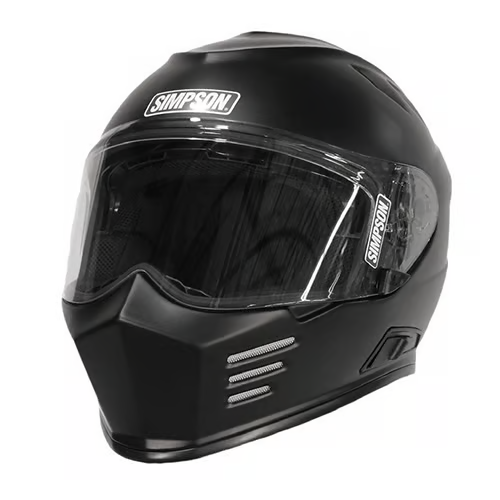 Simpson Venom Helmet - Flat Black