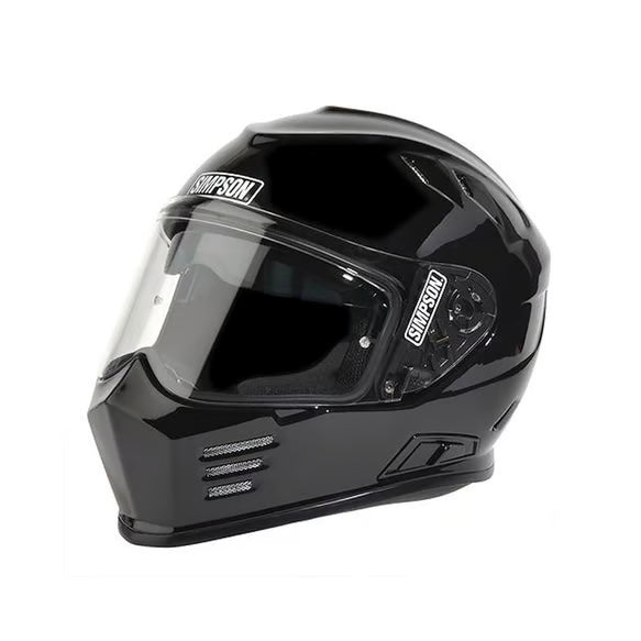 Simpson Venom Helmet - Gloss Black