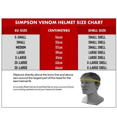 Simpson Venom Helmet - Stingrae