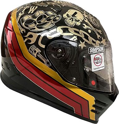 Simpson Venom Helmet - Tattoo