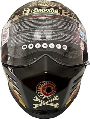 Simpson Venom Helmet - Tattoo