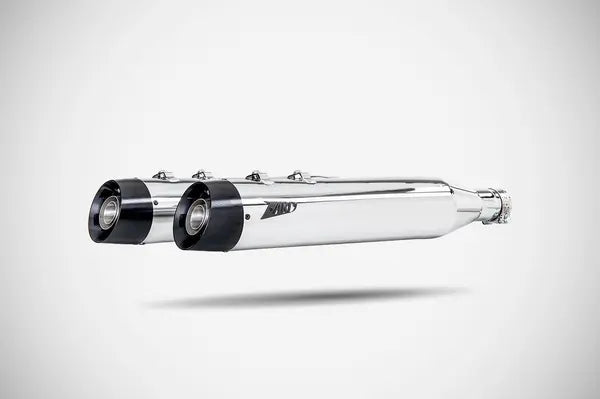 Zard 4.33 Inches Slash-Cut Slip-Ons Muffler for HD-TOURING E5 — ZHD035S10SAO-C