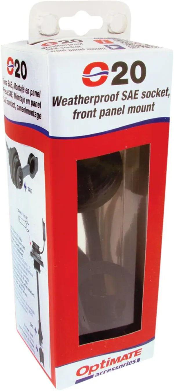 TecMate OptiMate™ SAE Panel Mount Socket — O20