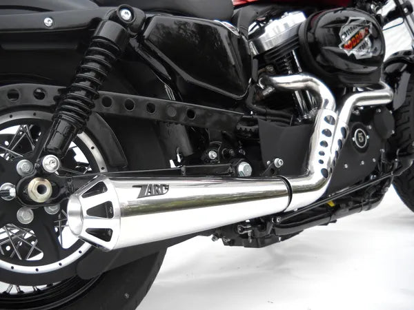 Zard ZARD CONICAL FULL EXHAUST SYSTEM 2:1 H-D SPORTSTER — ZHD528S00SAO-P