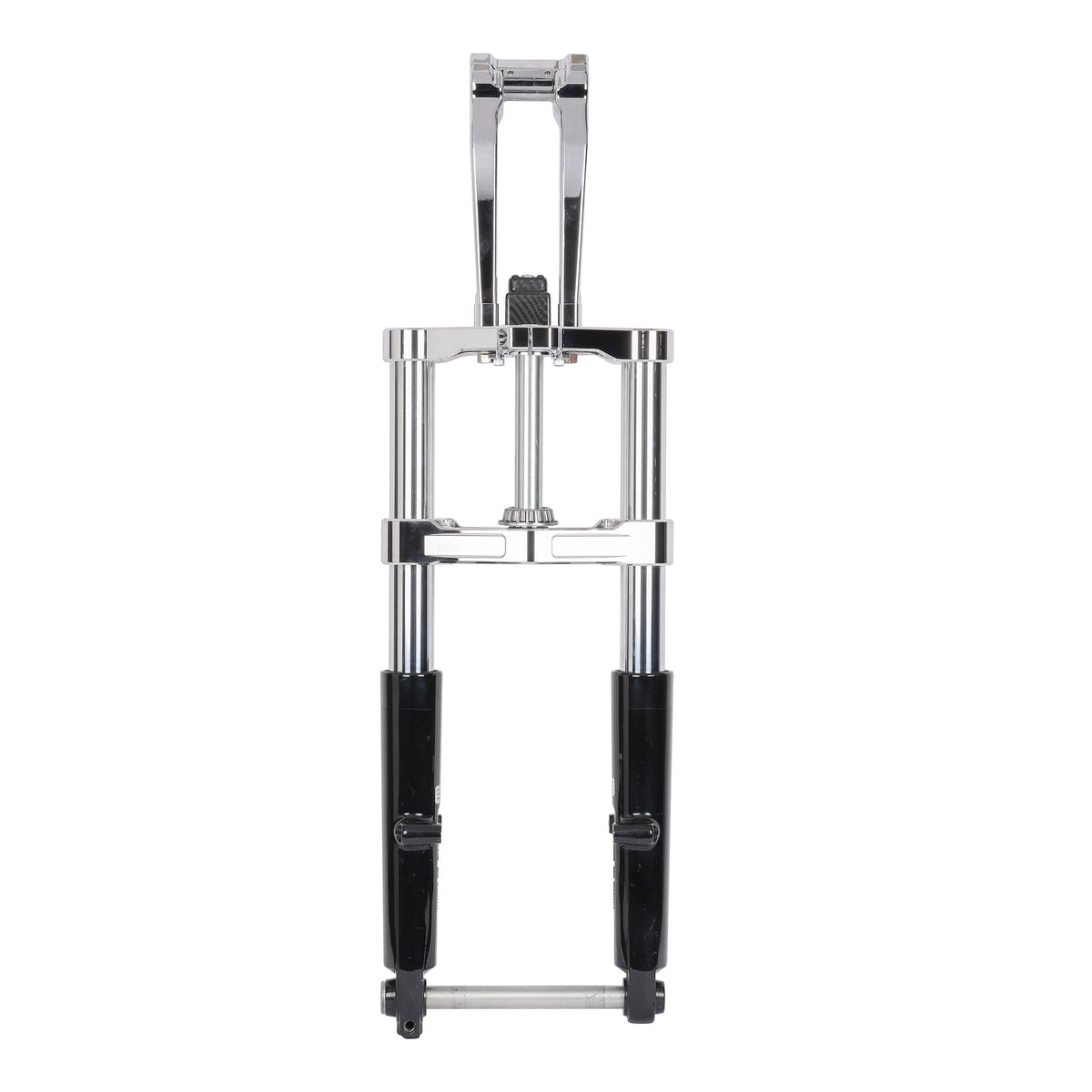 Thrashin chrome top tree installation reference; complete tree kit, fork and motorcycle shown are not included