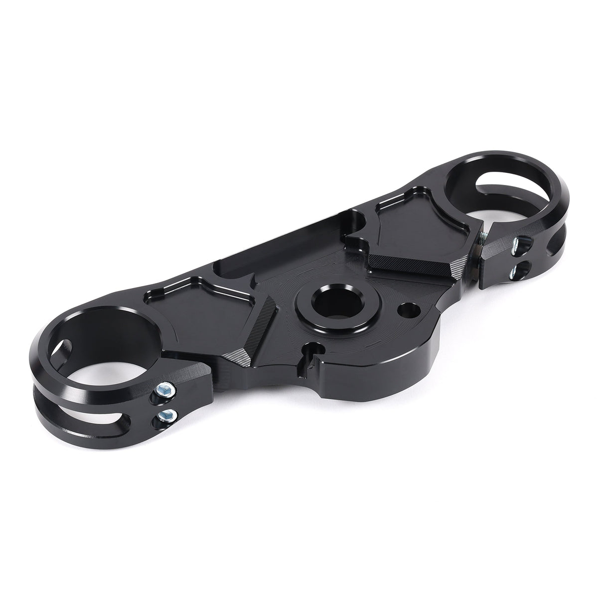Thrashin TSC-2914-1 black Softail triple tree set; motorcycle and other installed components not included