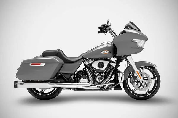 Zard 4.33 Inches Slip-Ons Flat Muffler for HD-TOURING E3 — ZHD041S10SAO-P