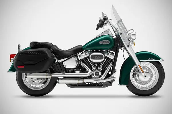 Zard Overlapped Slip-Ons Muffler for HD-HERITAGE CLASSIC — ZHD036S10SAO