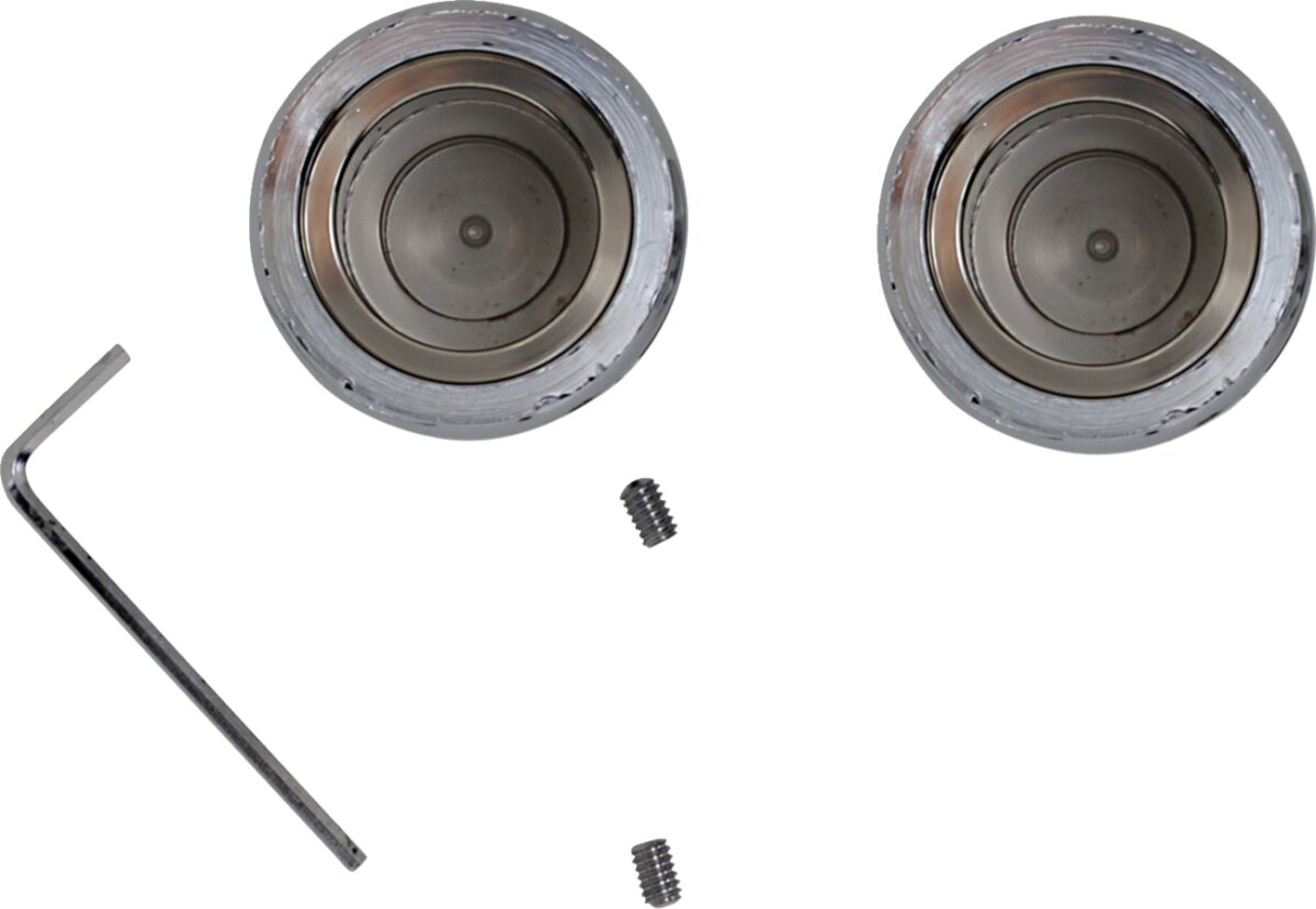 Drag Specialties Axle Caps — 16-0217-BC114