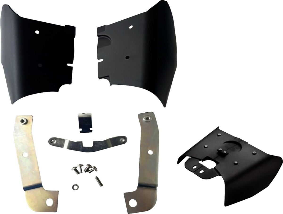 Drag Specialties Frame Mounted Heat Deflectors — 090528