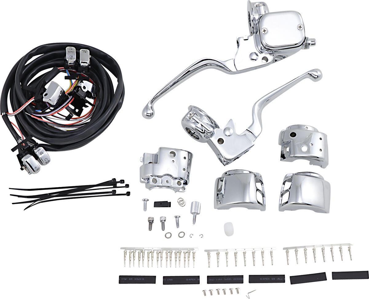 Drag Specialties Handlebar Control Kit with Mechanical Clutch — H07-0748AK