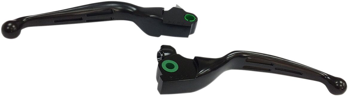 Drag Specialties Slotted Wide Blade Lever Set — H07-0604MB