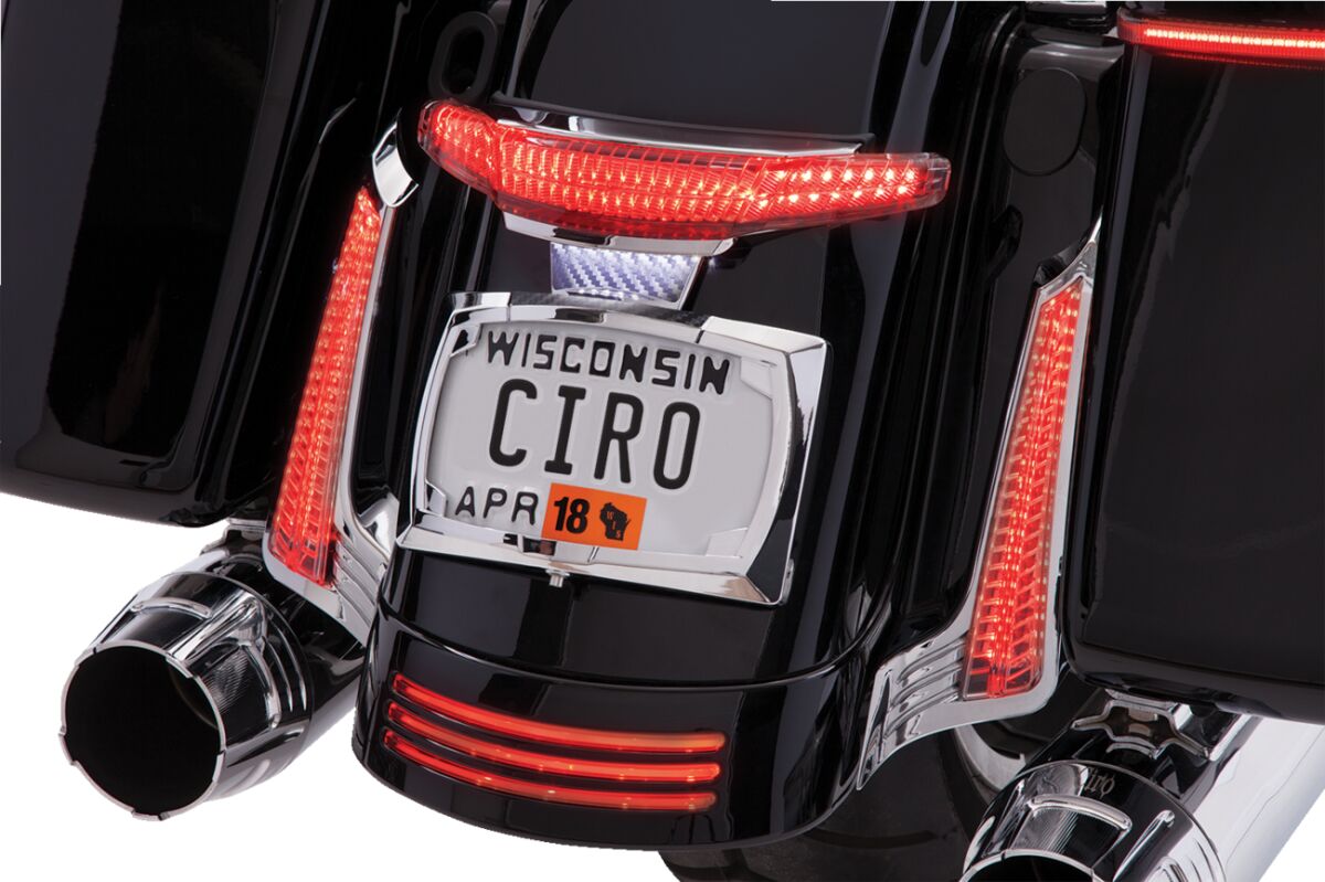 Ciro Latitude Taillight and License Plate Mount — 40053