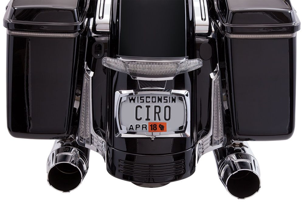 Ciro Latitude Taillight and License Plate Mount — 40053