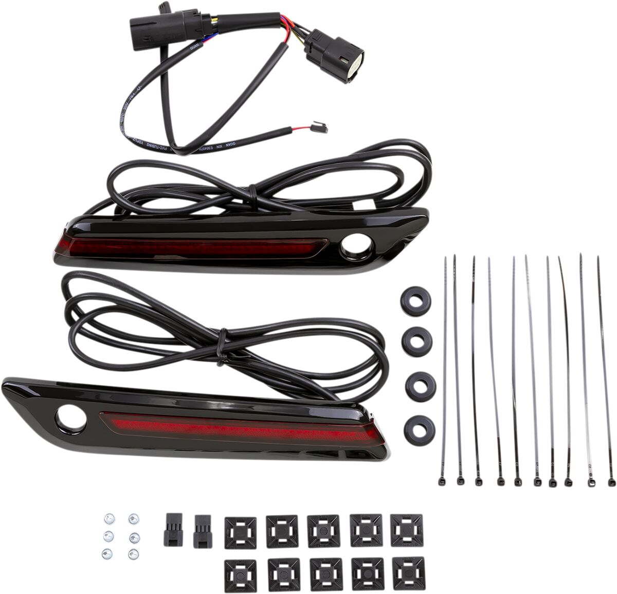 Ciro LED Saddlebag Hinge Covers — 40171