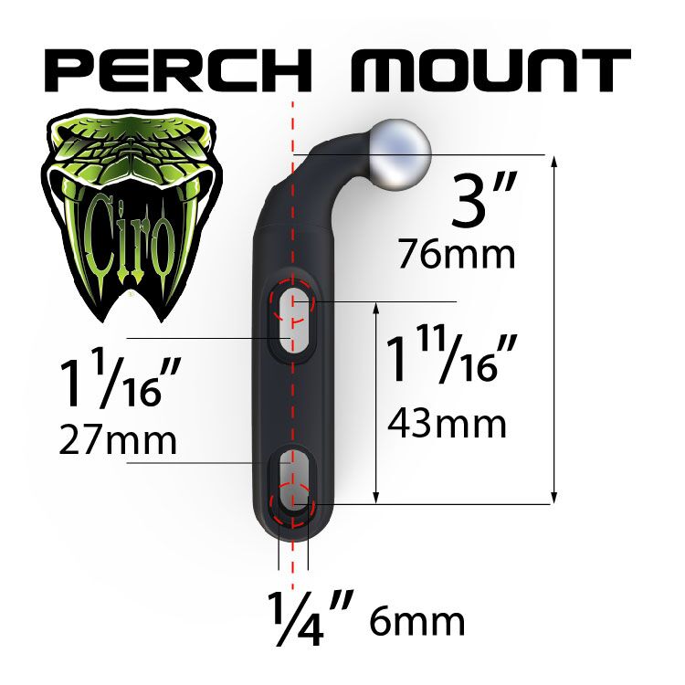 Ciro Brake/Clutch Perch Mount — 50110
