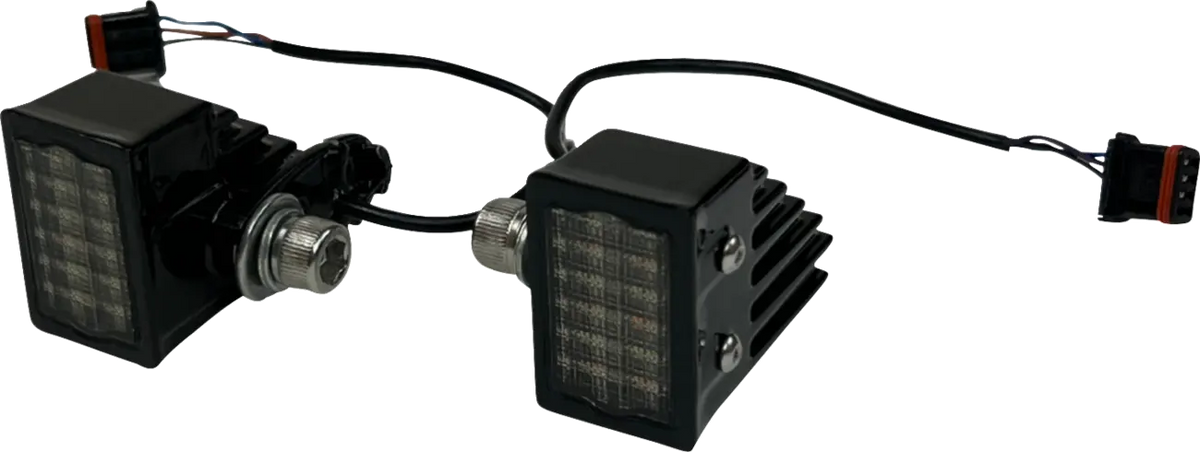 CUSTOM DYNAMICS Low Rider ST High-Performance LED Front Turn Signals CD-LRST-ECE-FTS-B — view 1