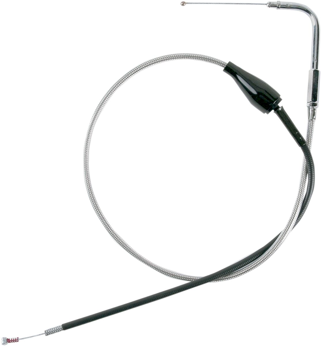 Drag Specialties Stainless Braided Idle Cable