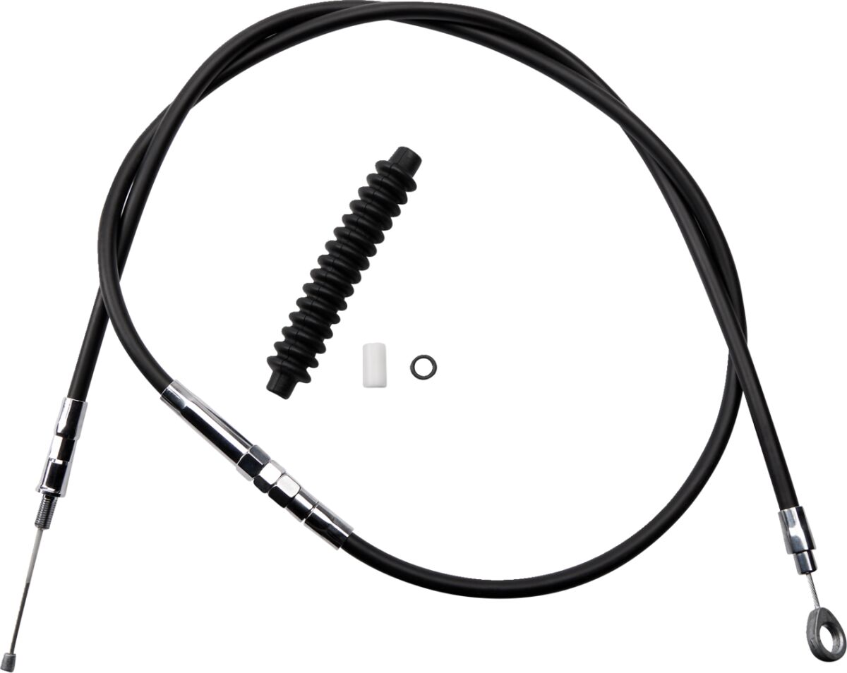 Drag Specialties High-Efficiency Black Vinyl Clutch Cable