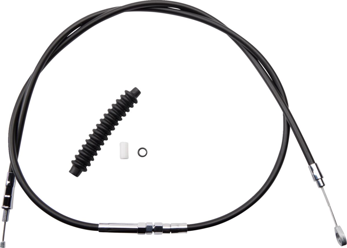 Drag Specialties High-Efficiency Black Vinyl Clutch Cable