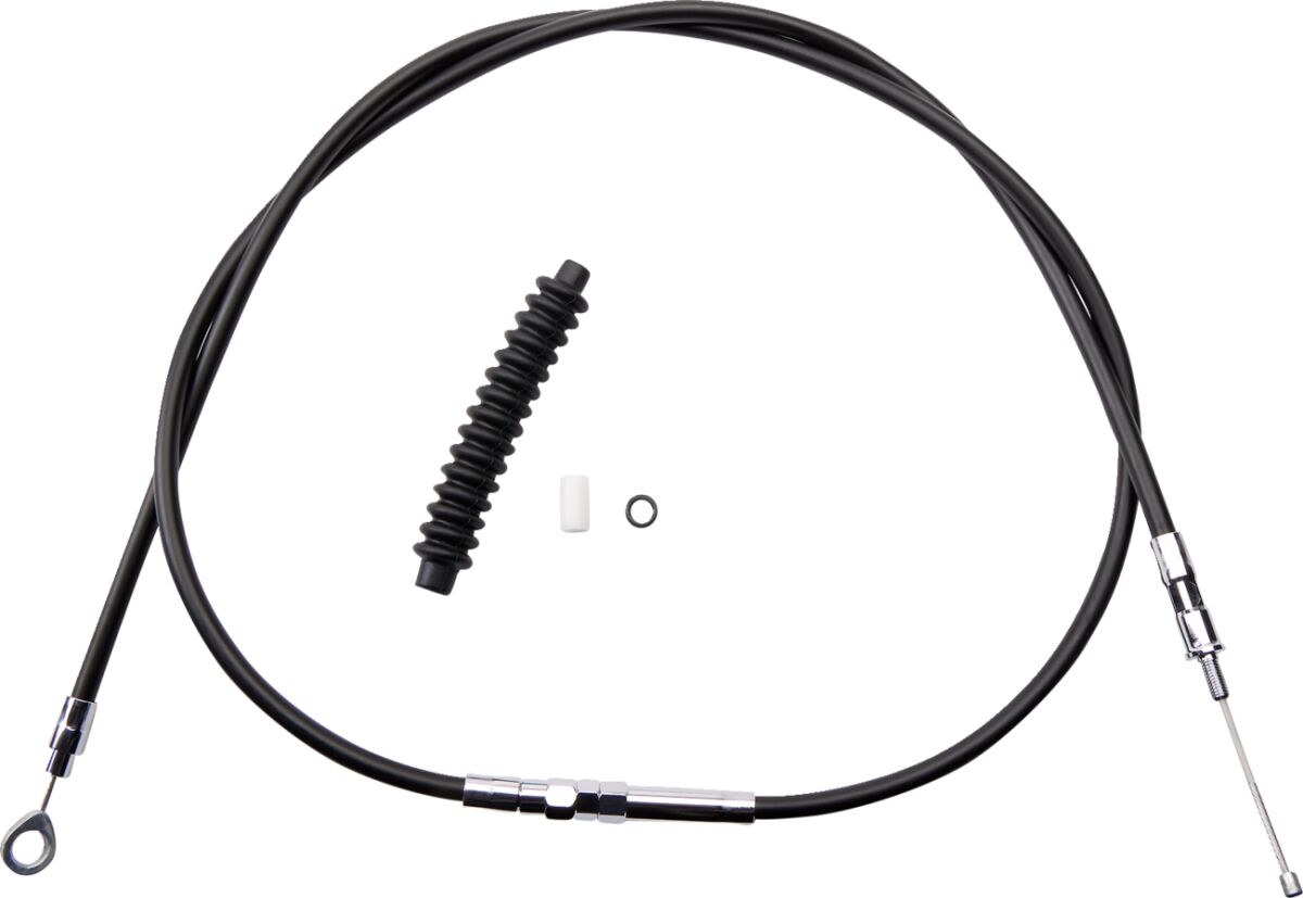 Drag Specialties High-Efficiency Black Vinyl Clutch Cable