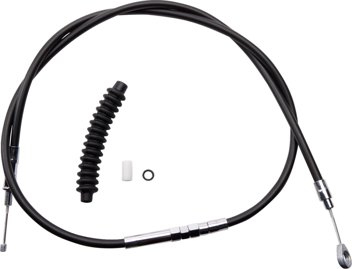 Drag Specialties High-Efficiency Black Vinyl Clutch Cable