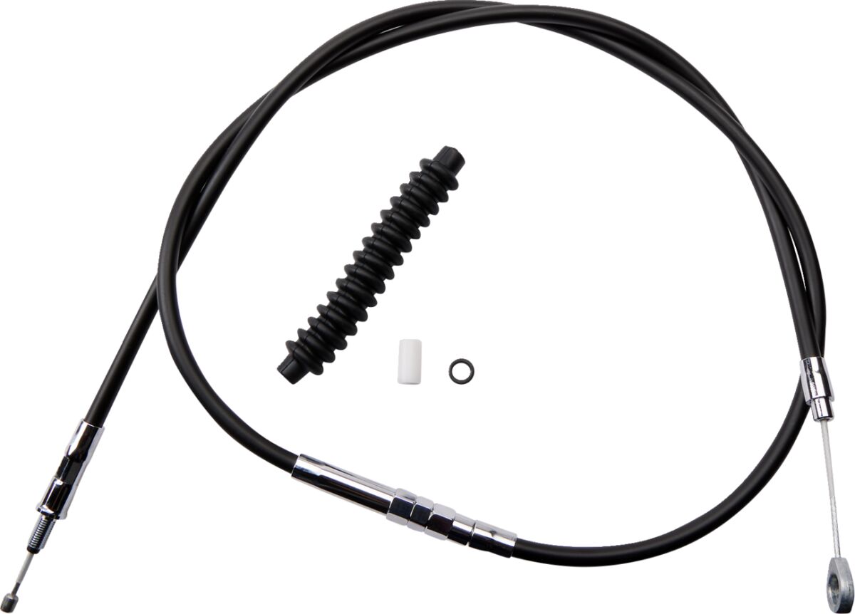 Drag Specialties High-Efficiency Black Vinyl Clutch Cable