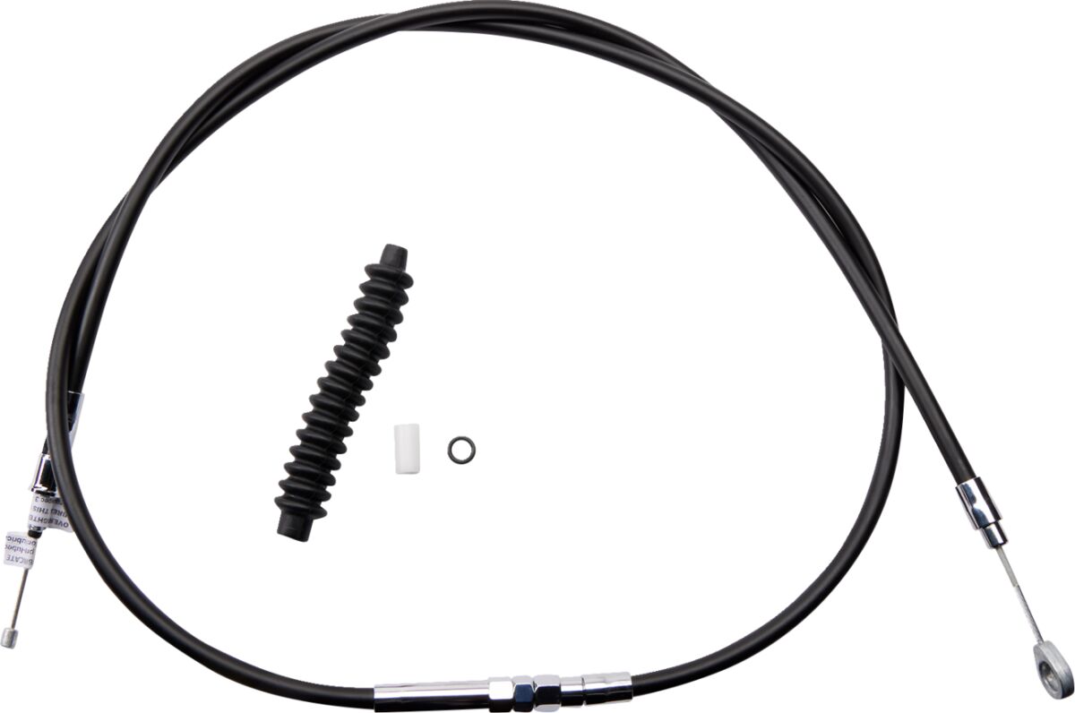 Drag Specialties High-Efficiency Black Vinyl Clutch Cable
