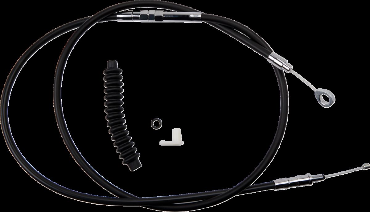 Drag Specialties High-Efficiency Black Vinyl Clutch Cable