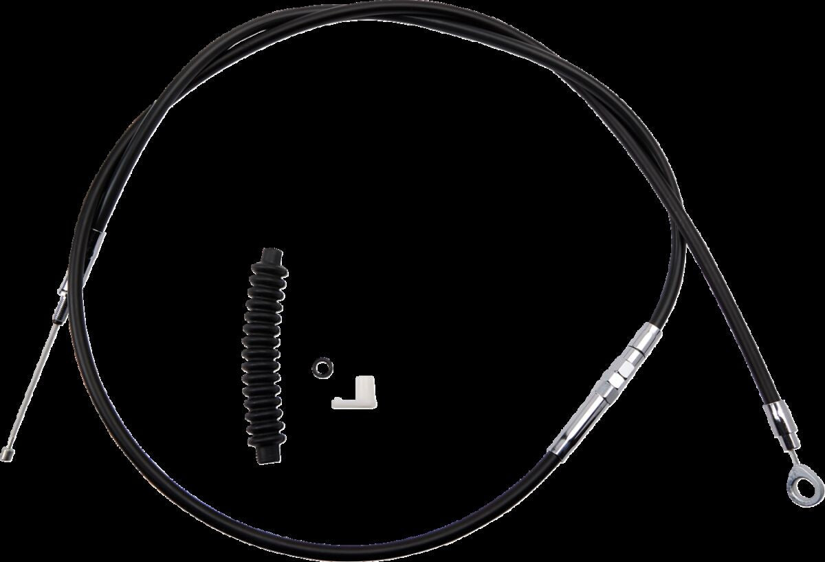 Drag Specialties High-Efficiency Black Vinyl Clutch Cable