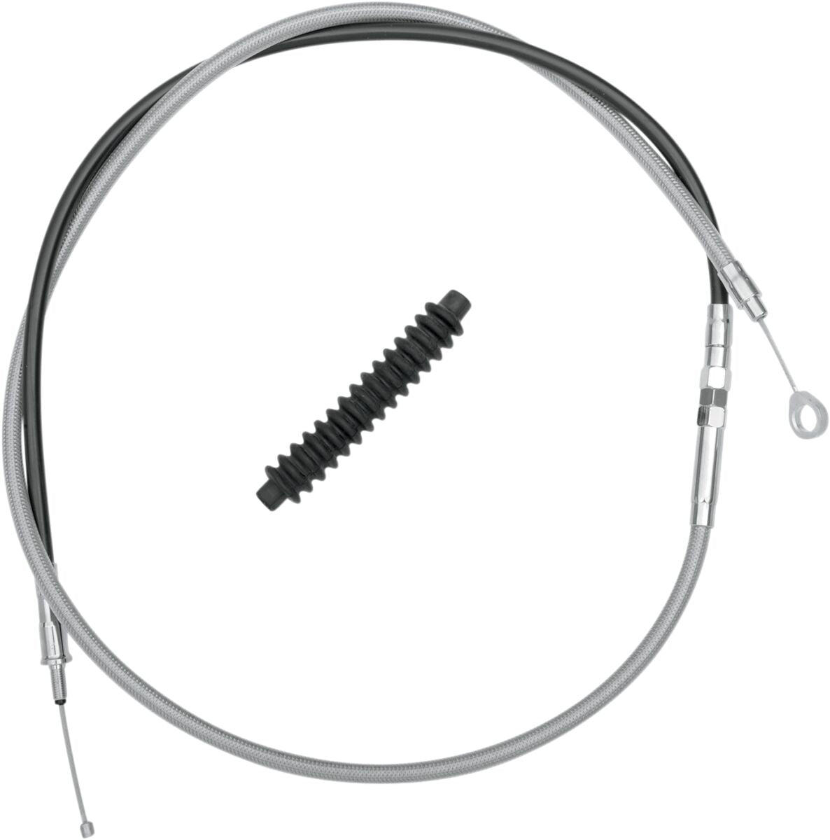 Drag Specialties High-Efficiency Braided Stainless Steel Clutch Cable