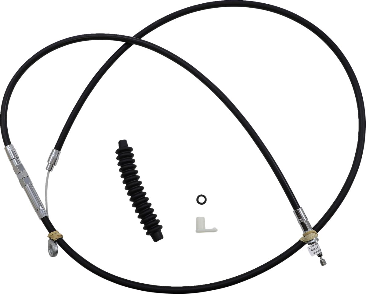 Drag Specialties High-Efficiency Black Vinyl Clutch Cable