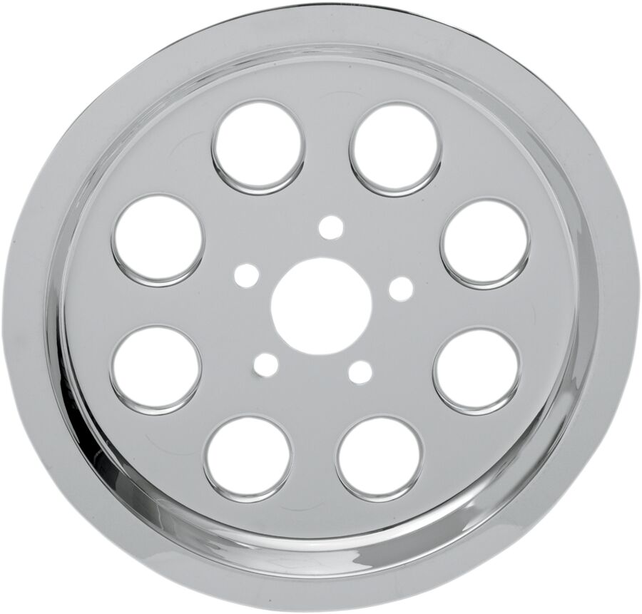 Drag Specialties Chrome Outer Rear Pulley Insert