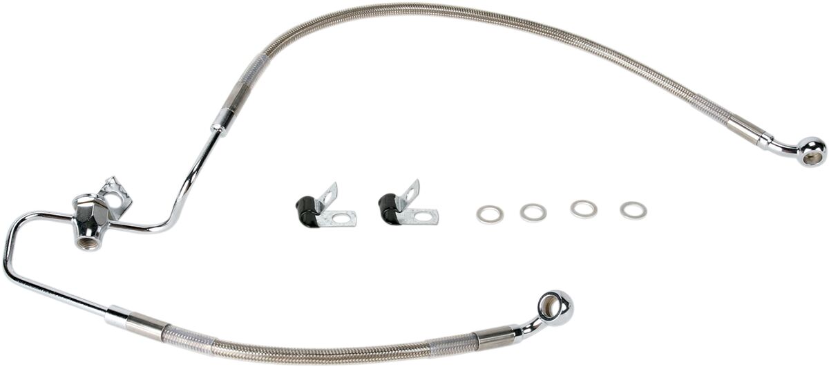 Drag Specialties Stainless Steel Brake Line Kit