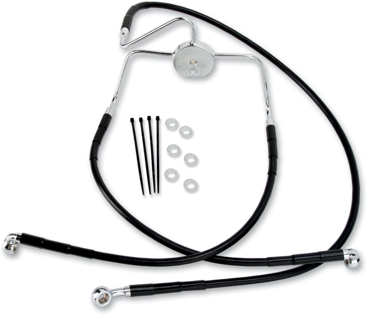Drag Specialties Stainless Steel Brake Line Kit