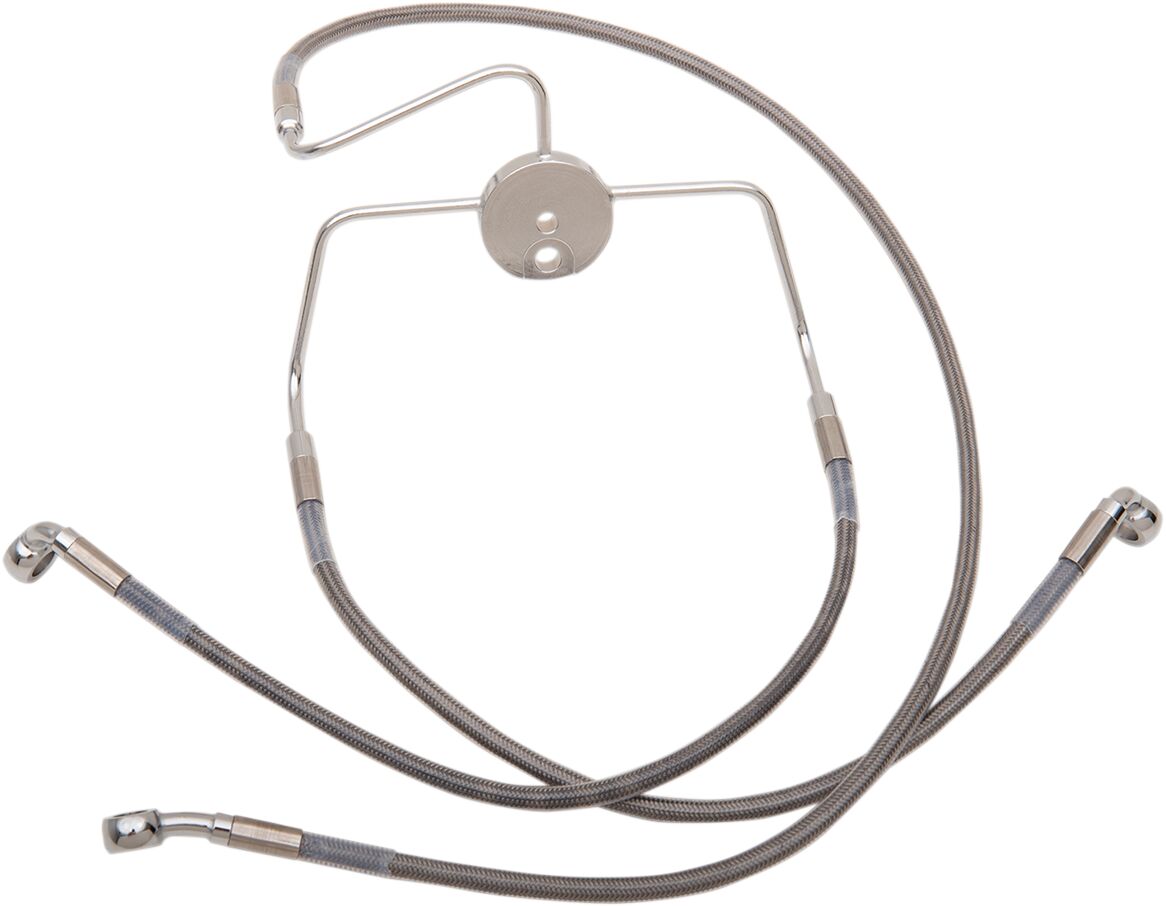 Drag Specialties Extended Length Stainless Steel Brake Line Kit