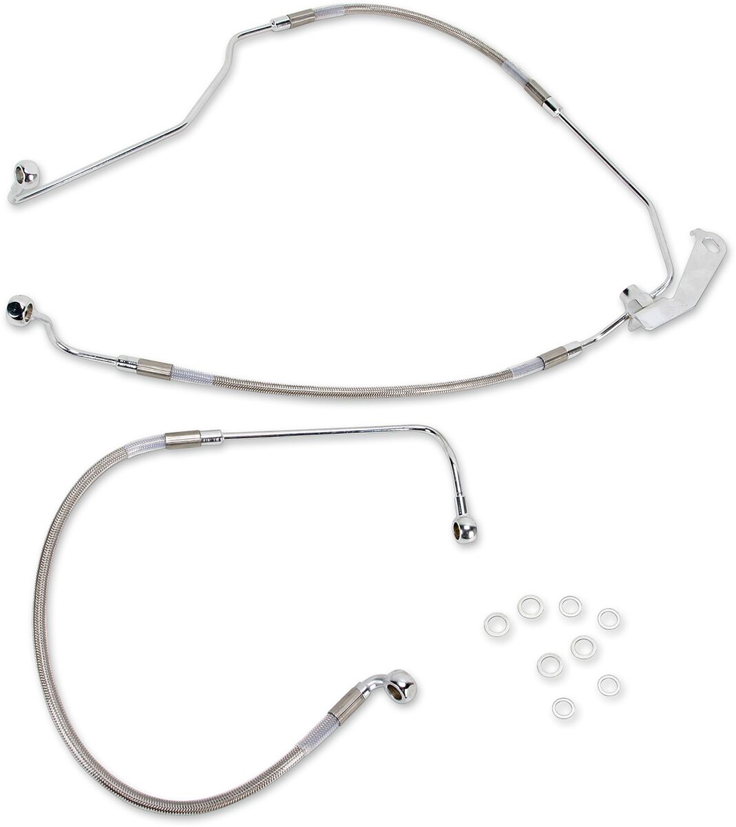 Drag Specialties Stainless Steel Brake Line Kit