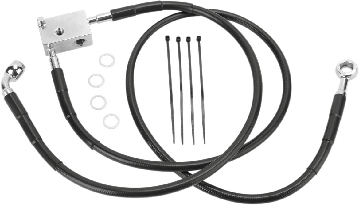 Drag Specialties Stainless Steel Brake Line Kit